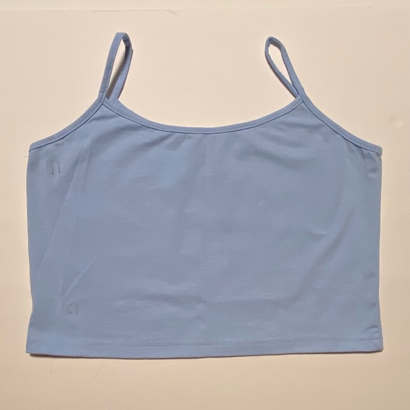 Light Blue Cropped Camisole from SHEIN - Picture 2 of 2